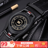 马莎兰缇(MashaLanti)男士皮带鳄鱼纹头层牛皮腰带自动扣裤带父亲节生日礼物实用送爸爸男朋友老公