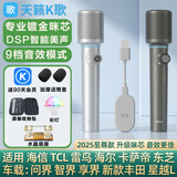 天籁K歌天籁k歌MM-8无线麦克风家用电视k歌话筒适用海信东芝tcl东芝雷鸟vidda卡萨帝海尔问界阿维塔车载 MM-11PLUS【蓝牙+声卡+充电】多场景话筒