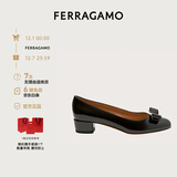 菲拉格慕（Ferragamo）女士Vara蝴蝶结高跟鞋 0591963_1D _ 65 礼物送女友