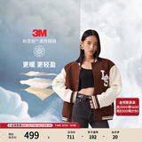 Levi's李维斯男士3M新雪丽美式高街休闲插肩宽松棒球外套 咖啡色 2XL