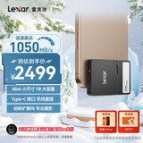 雷克沙（Lexar）2TB 黑色 Type-c USB3.2 移动固态硬盘摄影套装（PSSD+Hub) Professional GO 1050MB/s 进阶摄影