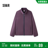 森马（Semir）夹克男冬抗静电外套摇粒绒情侣上衣109724108203
