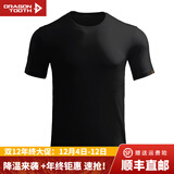 龙牙【满2件-100】三代秘纤速干圆领短袖男士夏季战术百搭战术户外T恤 极夜黑（圆领） M 175/96A(135-160斤)