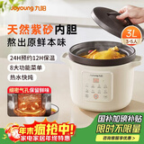 九阳（Joyoung）【国家补贴】电炖锅电砂锅电炖盅炖汤盅煲汤锅高温瓷燕窝炖盅煮粥神器熬粥专用锅3L大容量GD317