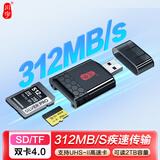 川宇USB3.1多功能合一读卡器高速UHS-ⅡSD/UHS-IITF4.0适用电脑手机苹果17/16单反相机存储卡