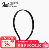 She's茜子发饰时尚气质复古细发箍百搭压发碎发头箍生日礼物送女友