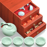 福茗源大红袍乌龙茶小种红茶 2025新茶年货茶叶礼盒500g送茶具