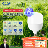 欧普（OPPLE）LED灯泡二级能效灯泡E27螺口商用摆摊大功率厂房工矿灯70瓦白光