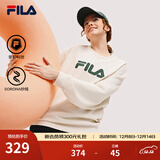 FILA 斐乐官方情侣款套头卫衣25秋冬季新款休闲宽松长袖加绒保暖上衣 【常规款】绿野仙踪-DG M 170/92A/M