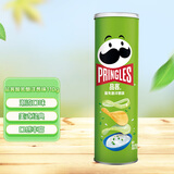 品客（Pringles）薯片桶装罐装马铃薯片休闲零食办公室零食酸乳酪洋葱味110g