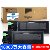 巴威 AR-022ST-C墨粉盒适合夏普3020D复印机3818S墨粉4818S打印机碳粉 AR-022ST粉盒/墨盒(标准装2支装)