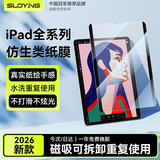 索盈【磁吸可拆卸】苹果iPad类纸膜Air5/4Pro全面屏2025/24年iPad11Air7纸质10代Air6Mini7书写保护膜