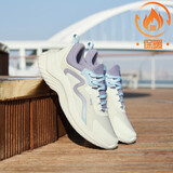 361°运动鞋女秋冬季保暖网布轻便减震通勤休闲跑步鞋子女682232210-5