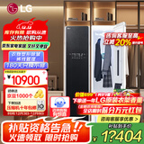 LG Styler蒸汽衣物护理机 智能热泵变频烘干衣机 衣物塑型熨烫 蒸汽除菌韩国原装进口 除螨热泵式 亚麻黑S3BF(3衣+1裤）