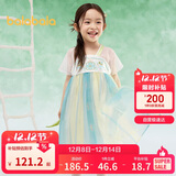 巴拉巴拉女童连衣裙儿童裙子夏装刺绣国风汉服襦裙新中式208225111032