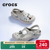 卡骆驰（CROCS）洞洞鞋贝雅男鞋女鞋轻便耐磨一脚蹬拖鞋休闲鞋|10126 卵石色-2V3 43 (270mm)