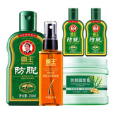 霸王防脱洗发水防断发控油去屑头皮精华液生姜汁强根固发洗头水洗发液 防脱去屑200ml套盒+160ml+固发膏300g