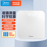 美的体重秤体重称家用家用健康秤电子秤高精度称重计电子秤人体高精度智能体重称健身减肥运动 高精准体重秤（电池款）