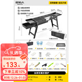 原始人烧烤架户外烧烤炉家用碳烤炉3-7人便携式木炭烧烤架子 升级加厚双翼【食品级304烤网】18件套+5斤炭+煎盘