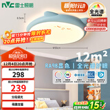 雷士（NVC）LED照明吸顶灯儿童氛围卧室灯创意可爱卡通简约-龙猫蓝色包安装