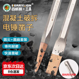 百威狮（BERRYLION）14mm尖凿扁凿钻头套装圆柄电锤冲击钻头凿子开槽钻头扁铲电镐铲头