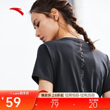 安踏速干T丨跑步T恤女夏季速干吸湿瑜伽健身运动透气短袖休闲上衣