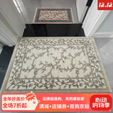 致尚美学欧美式加厚加密地垫 入户门垫脚垫厨房长条垫 卫生间吸水防滑垫 棉麻底-加厚高密【驼色】 60cm*90cm