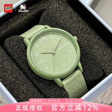 正港X三丽鸥学生手表初中生专用考试手表初高中生女儿童电子表看时间 hello kitty-绿色【kt猫头系列】