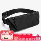 迪卡侬运动胸腰两用男女腰包斜挎包手机袋春夏WSSA午夜黑均码 4331748