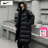 耐克（NIKE）羽绒服男女装25冬季新款运动服防风保暖夹克长款外套休闲连帽棉服 绒子含量90%/Therma-FIT ADV/晒图退10 M 【170】体重110~130斤左右