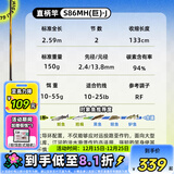 达亿瓦（DAIWA） 一击GL路亚竿 泛用微物虫竿雷强竿全环境通用进口鱼竿远投竿碳素 2.59m 2代-【可滑漂】S86MH（2节中硬调直柄） 不支持使用/试用后退换货