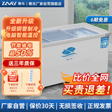 稚乐【工厂直营】冰柜商用 冰柜展示柜超市玻璃冷冻展示柜 展示柜冷藏保鲜柜大容量岛柜商超冰箱 2.2米【变频节能50%】1328升-保鲜/冷冻