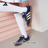 adidas「T头鞋」VL COURT复古休闲板鞋德训鞋男女阿迪达斯轻运动 深蓝/暖香草色/灰蓝   41