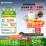 滨特尔（pentair）前置过滤器大通量家用全屋自来水管道40μm过滤器大流量水驱涡轮+反冲洗刮洗净水器 【自主安装】S160升级11T大通量