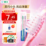 狮王（Lion）细齿洁0.01晶彩牙刷2支软毛小巧刷头细致护龈呵护口腔家庭装