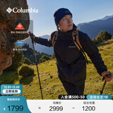 Columbia蒋奇明同款哥伦比亚男女银点700蓬鸭绒三合一防水冲锋衣XE5418 010 黑色 M(175/96A)