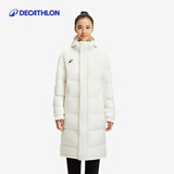 迪卡侬（DECATHLON） 羽绒服男中长款大衣外套MSCW 纯净白（新老款款式随机发货） S