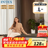 INTEX 64107单人加大充气床垫 家用午休露营户外防潮垫陪护躺椅折叠床N