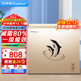 荣事达（Royalstar）冰柜商用大容量全冷冻卧式冰柜家用冷藏冷冻两用冷柜双温商用大冰柜冷冻柜展示柜 330升单温金色微霜【一级能效】