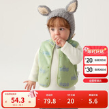 巴拉巴拉童装加绒马甲2025冬装婴儿背心羊羔绒两面穿宝宝外套209425101203