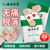 云南本草鸡眼贴鸡眼膏去脚根肉刺药膏无痛脱落扁平疣手足老茧脚底趾疣刺猴