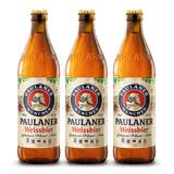 保拉纳（Paulaner） 保拉纳柏龙德国产原装进口Paulaner啤酒德国传统经典德啤 小麦 500mL 3瓶 27年3月到期