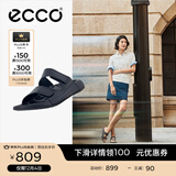 爱步（ECCO）勃肯鞋女 平底外穿凉拖鞋 软底运动沙滩鞋  科摩206823 HL 黑色20682301001 39