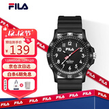 斐乐（FILA）潮流休闲学生表石英手表百分表防水男女士手表学生考试表6673-001