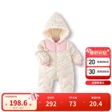巴拉巴拉婴儿羽绒服冬季连体衣男女童爬服萌200424120206