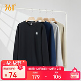 361°卫衣男装秋冬季长袖运动服休闲跑步圆领宽松上衣服652334801D-6