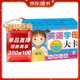 海润阳光 学习大卡 英语字母大卡 6-9岁儿童学前启蒙识字卡片幼儿园学前班认识基础汉字卡幼小衔接学前认知卡片幼儿启蒙识字早教卡片