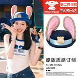 海伊朵迪士尼发箍圣诞节雪莉玫蝴蝶结发饰游乐园拍照发饰米奇头箍玲娜贝 朱迪兔子警官帽子