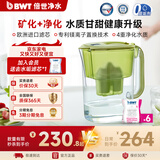 倍世（BWT） 甜镁 净水壶滤水净水器家用 欧洲进口滤芯去水垢增强55% 益家系列大容量过滤器 【镁离子滤芯】1壶6芯 绿色
