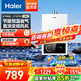 海尔（Haier）【咨询客服领补贴】智家出品Leader系列燃气热水器天然气家用恒温即热水气变频风机ECO节能热水器 16L 【UTSPRO】 主推款